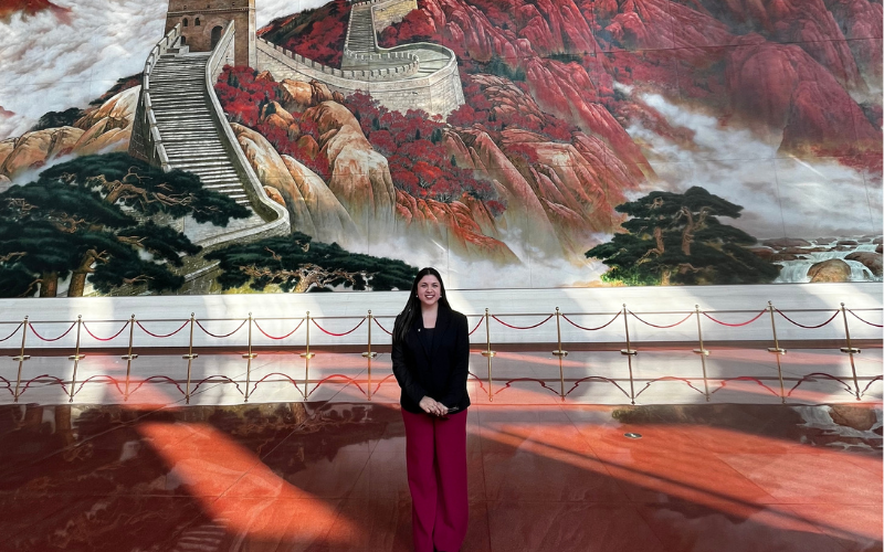Estudiante de Administración Pública Usach participa en encuentro internacional de juventudes en China